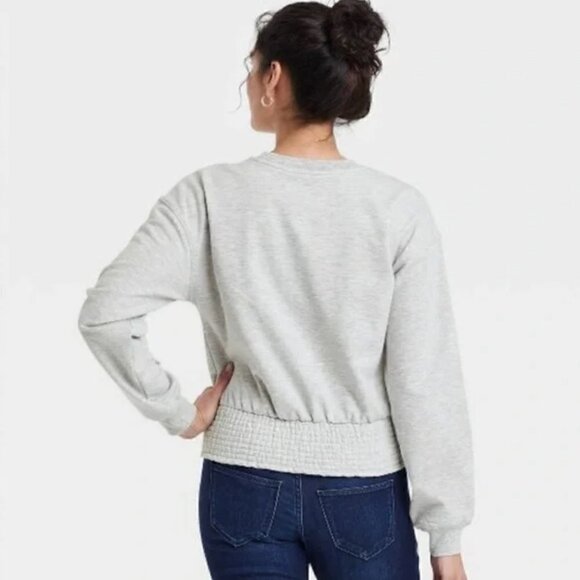 Disney Alice in Wonderland Sweater L Pullover Scoop Neck White Rabbit Fandom - Picture 10 of 12